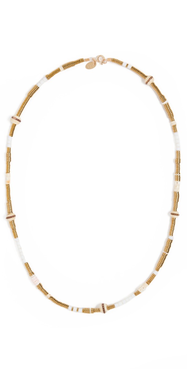 Maison Monik Sibylle Collier Necklace Gold/Ivory