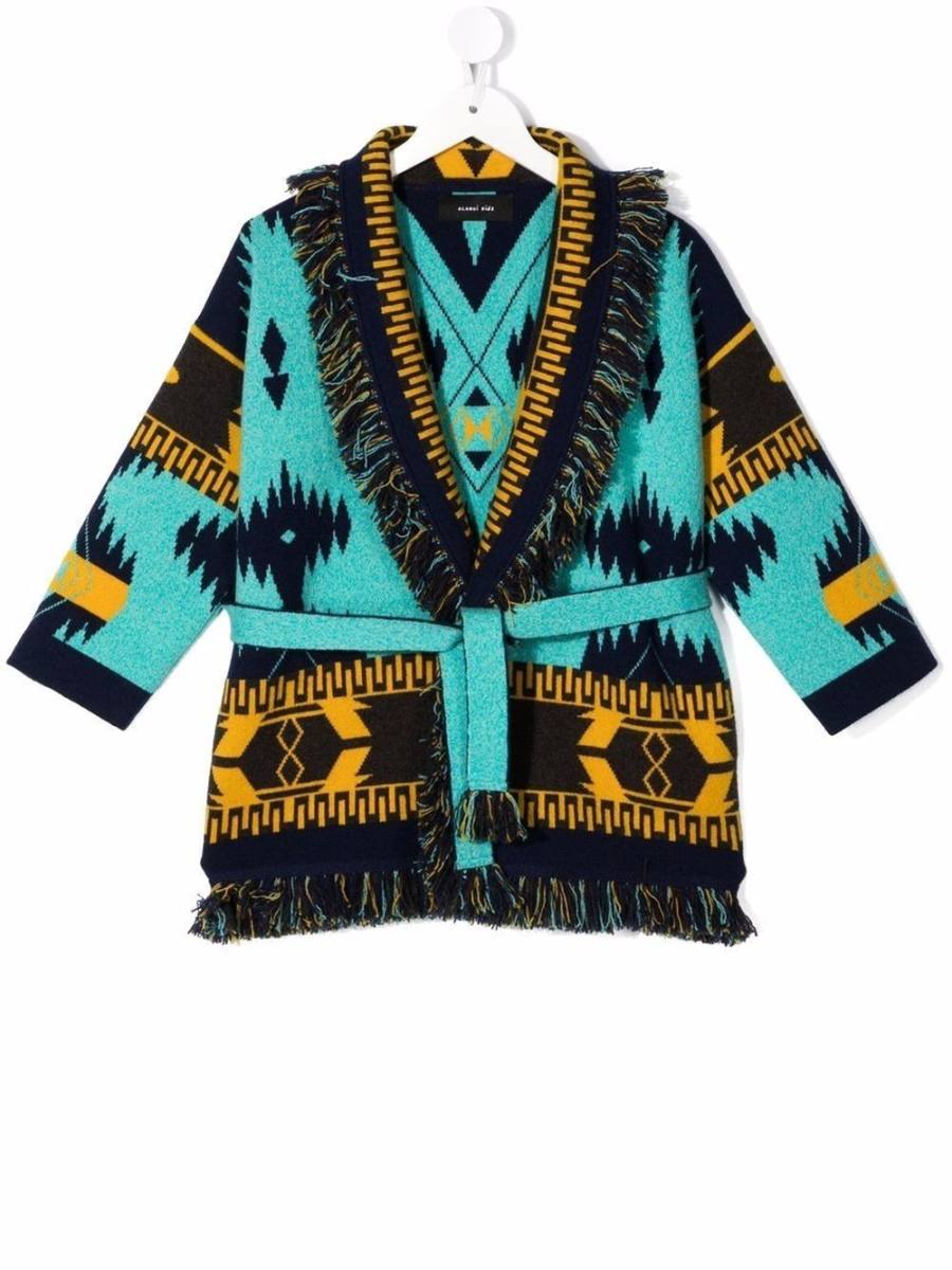 Alanui Kids LGHB002S22KNI0014385 4385 TURQUOISE MULTICOLOR