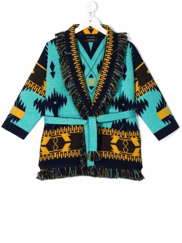 Alanui Kids LGHB002S22KNI0014385 4385 TURQUOISE MULTICOLOR