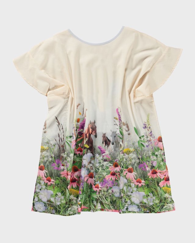 Girl's Cayla Floral-Print Cover Up, Size S-XL