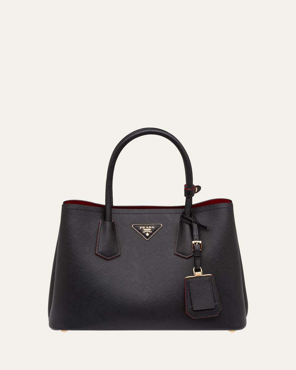 Medium Calf Leather Top-Handle Bag