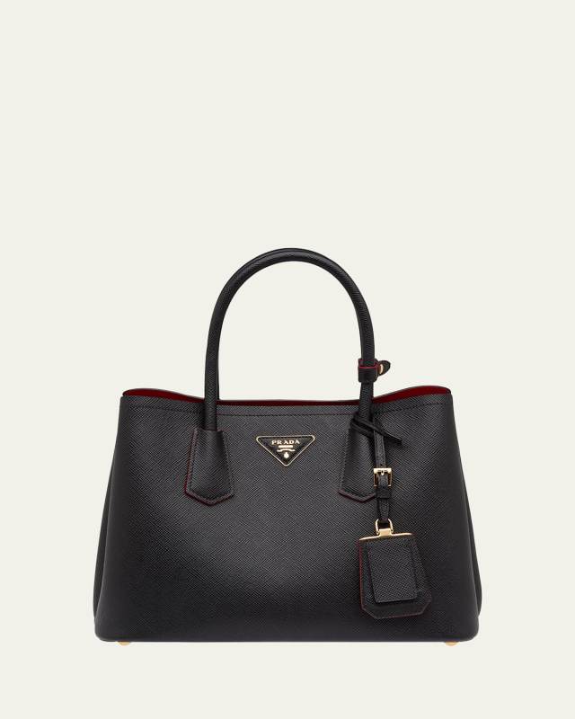 Medium Calf Leather Top-Handle Bag