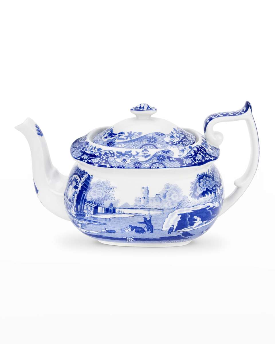 Blue Italian Teapot