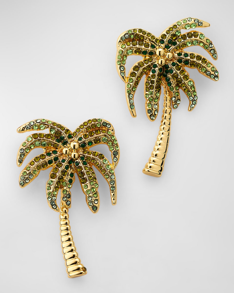 Talk to the Palm Statement Earrings
