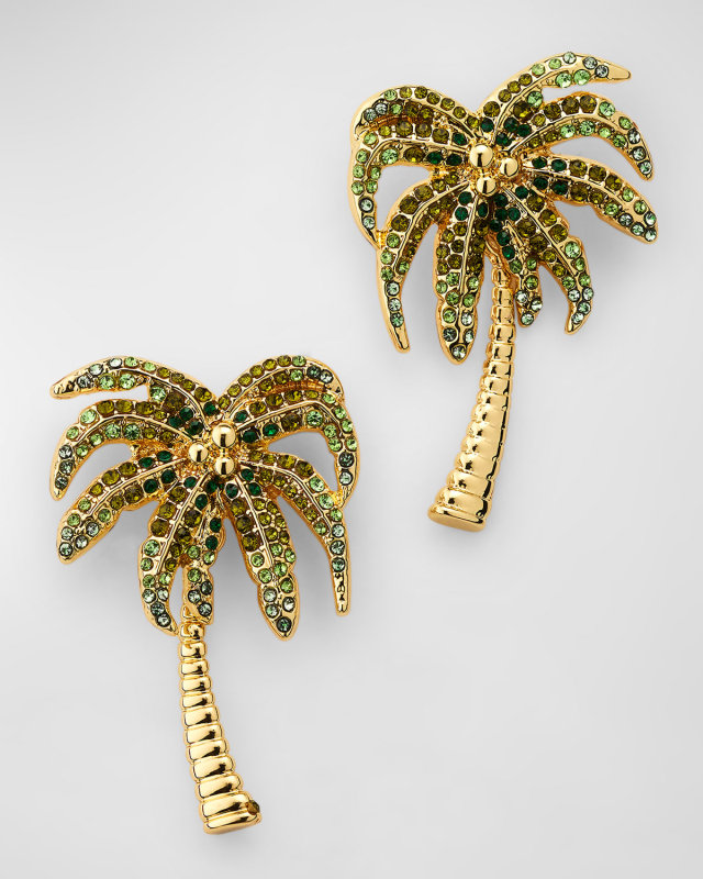 Talk to the Palm Statement Earrings