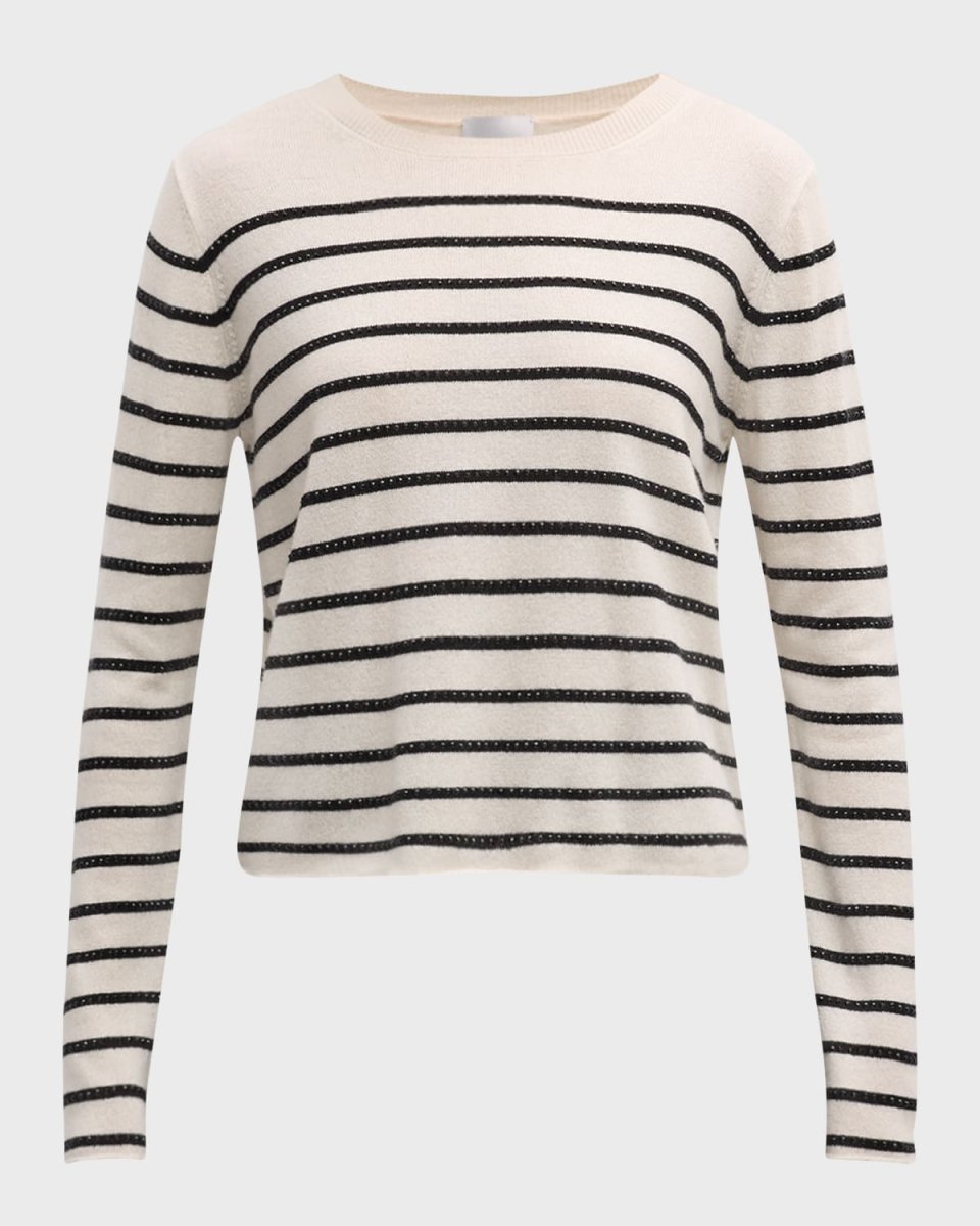 Striped Wool-Cashmere Sweater