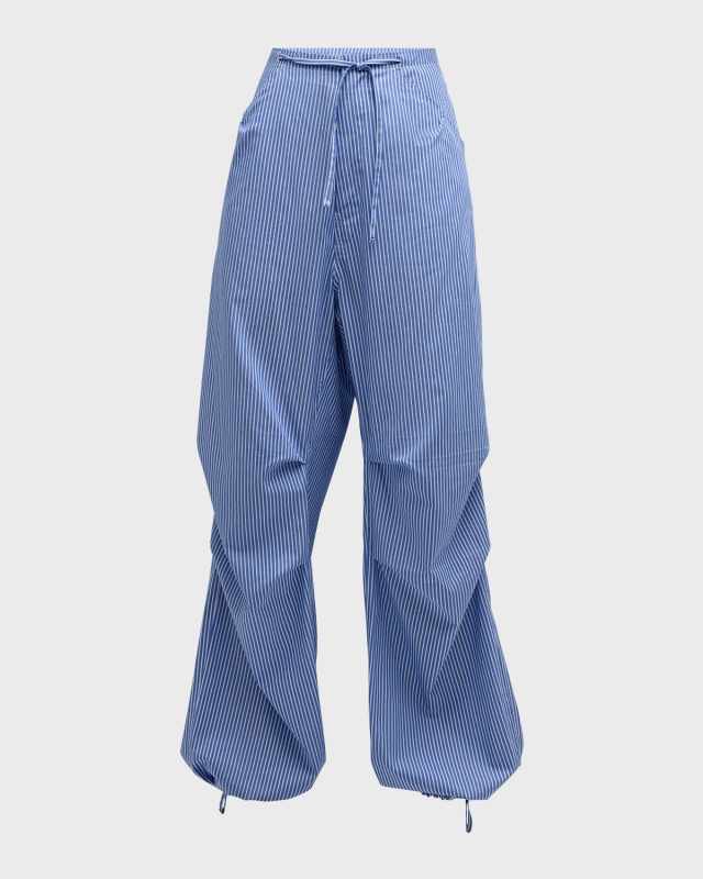 Daisy Striped Military Trousers