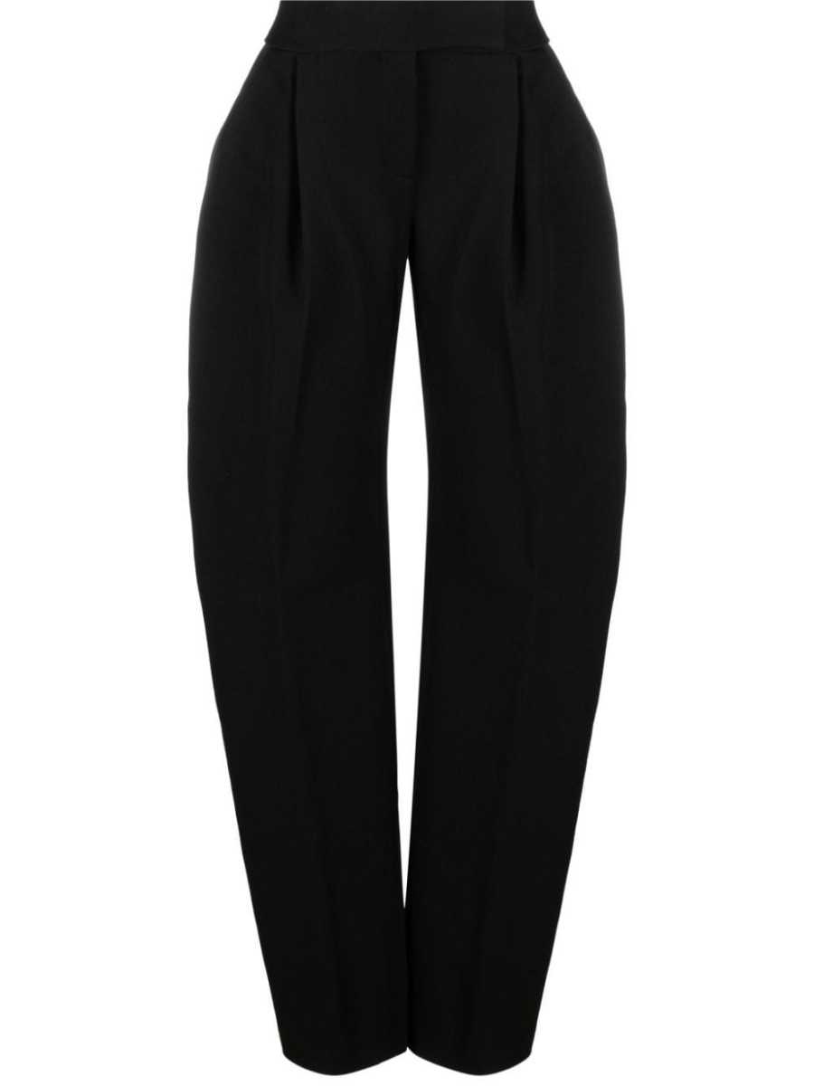 tailored wide-leg trousers