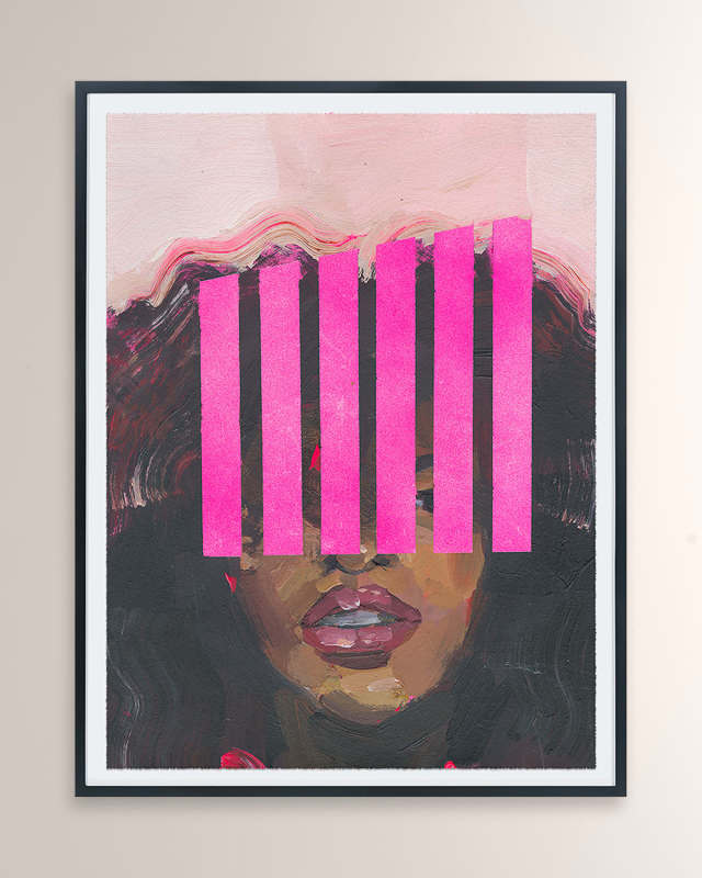 "Masked 8" Digital Art Print by PC Ngo