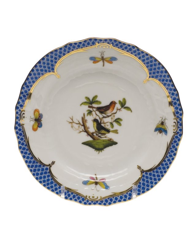 Rothschild Bird Blue Motif 3 Bread & Butter Plate