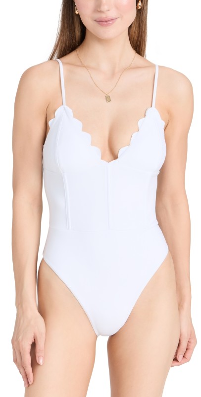 Ramy Brook Mikayla One Piece White