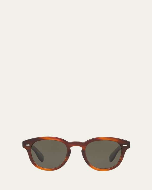 Cary Grant Oval Polarized Acetate Sunglasses