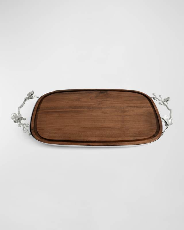 White Orchid Bread Board
