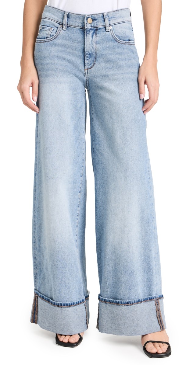 DL1961 Hepburn Low Rise 32 Ravello Cuffed Jeans Ravello Cuffed (Vintage)