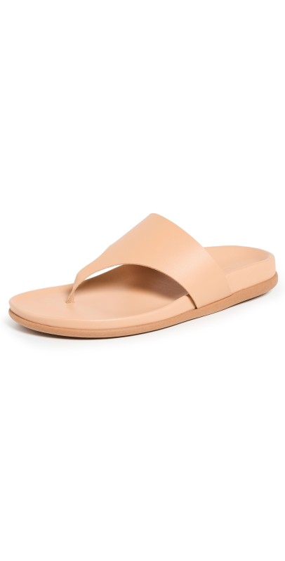 Ancient Greek Sandals Mera Footbed Sandals Natural