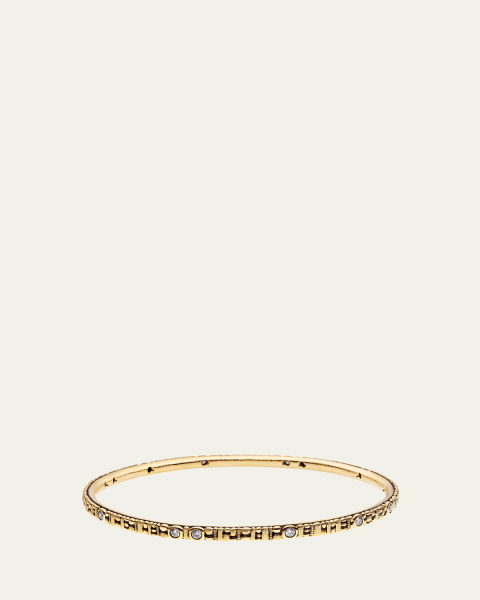 Sea Shore 1 Bracelet with Diamonds in 18K Yellow Gold