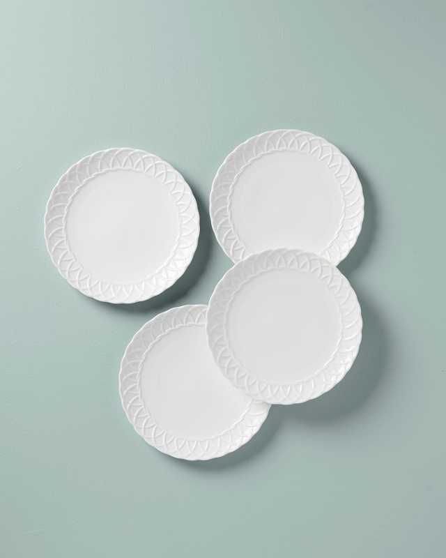 Wicker Creek Accent Plates, Set of 4