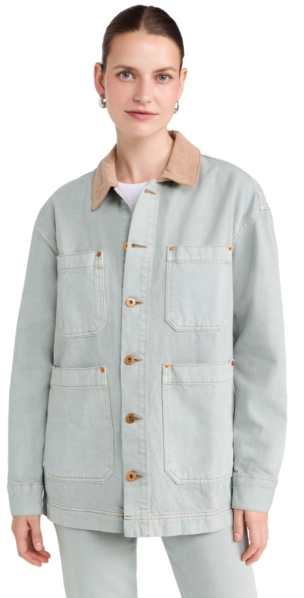 SLVRLAKE Oversize Worker Jacket Agate Grey