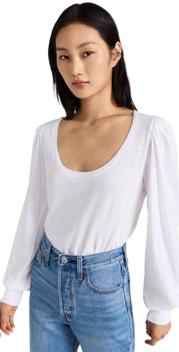 PAIGE Sylvie Tee White