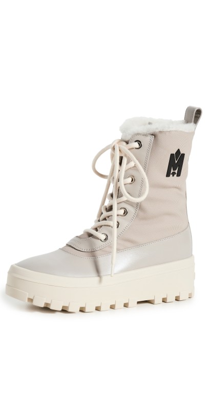 Mackage Lug Sole Boots Champagne