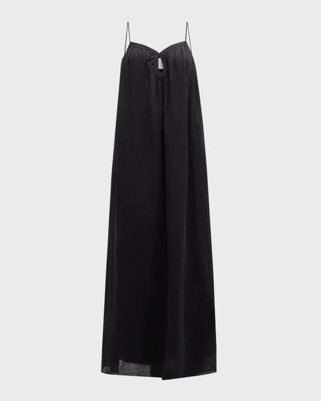 Lightweight Linen Viscose Maxi Dress