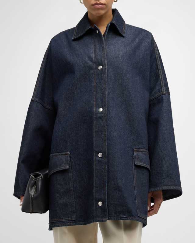 Oversize Denim Overshirt Jacket