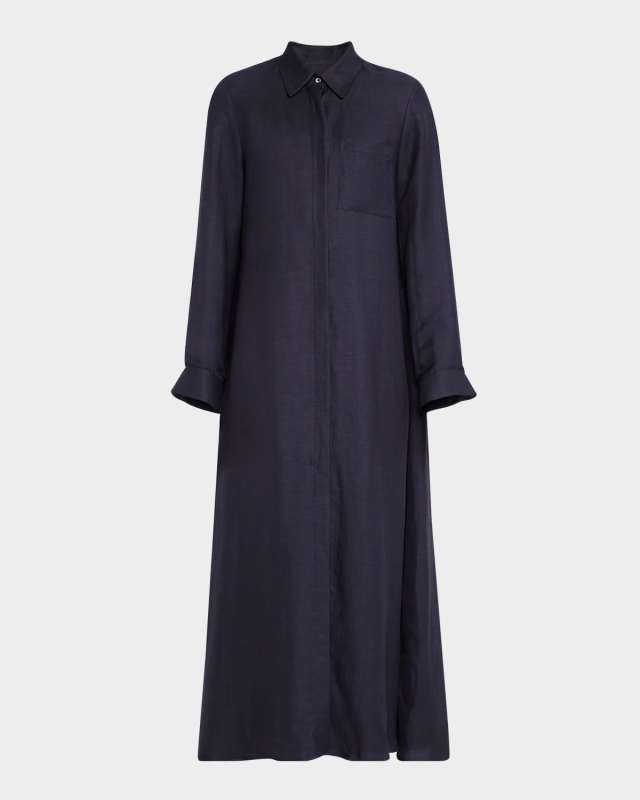 Jenny's Gown Oversized Cotton Poplin Shirtdress