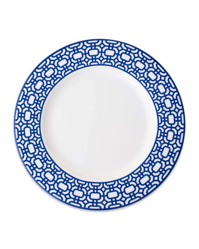 Newport Garden Gate Rimmed Salad Plates, Set of 4