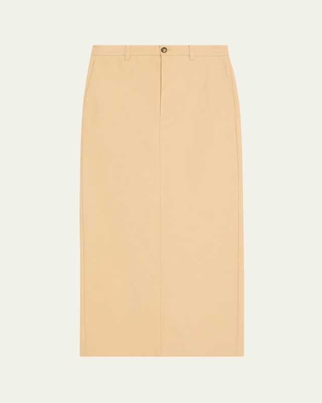 Long Drill Column Skirt