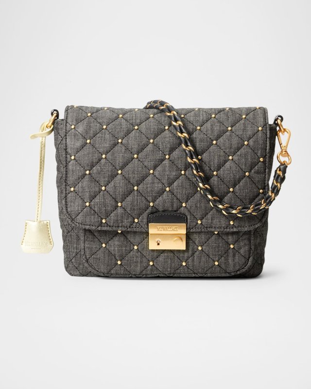 Crosby Lock Medium Studded Crossbody Bag