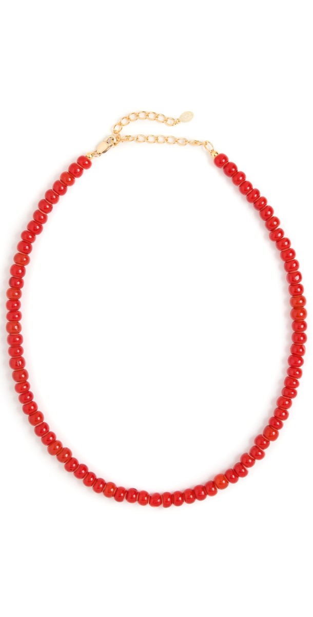 SHASHI Rojo Necklace Red