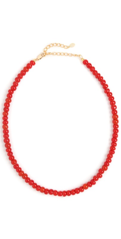 SHASHI Rojo Necklace Red