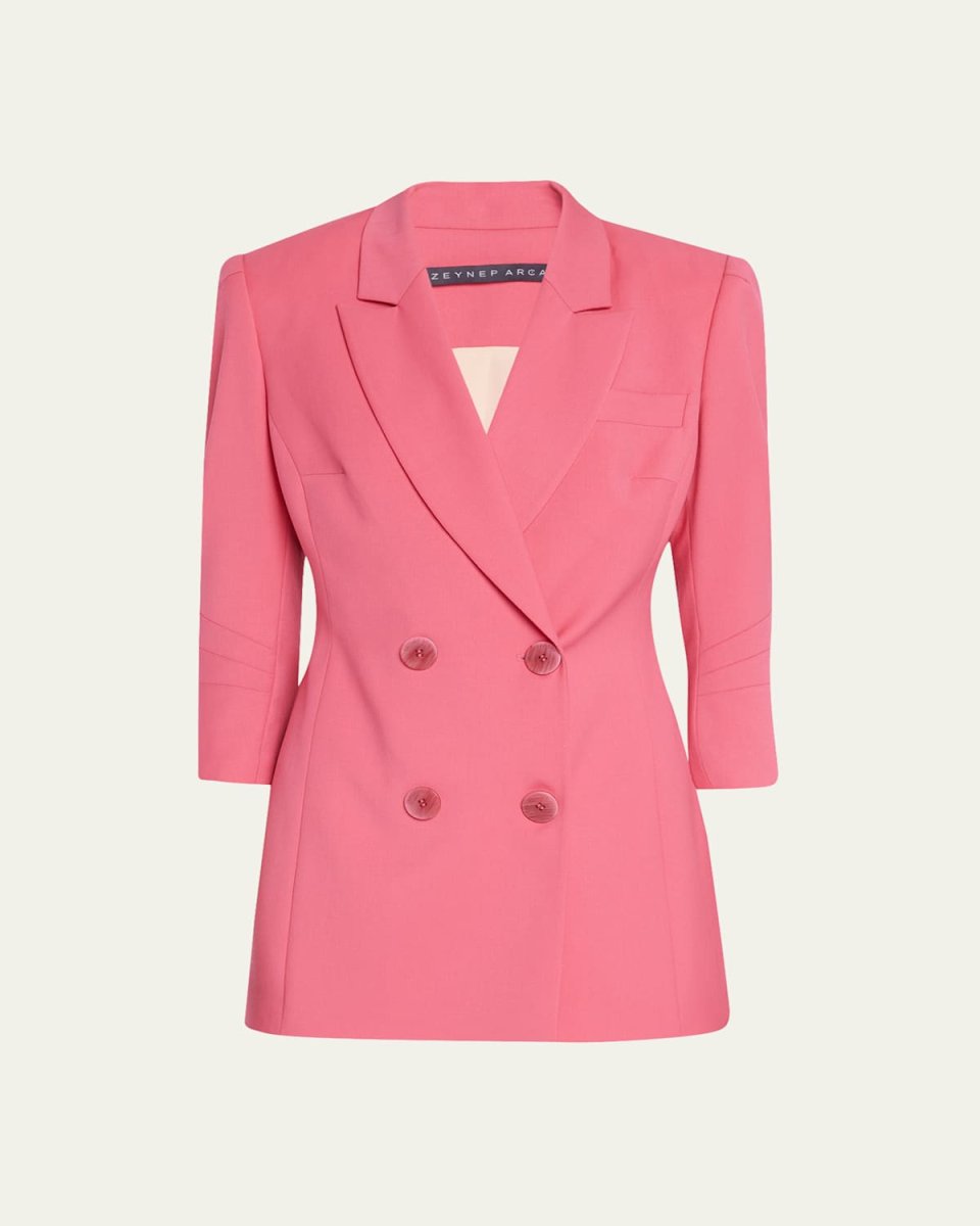 Wool Wrap Blazer Jacket
