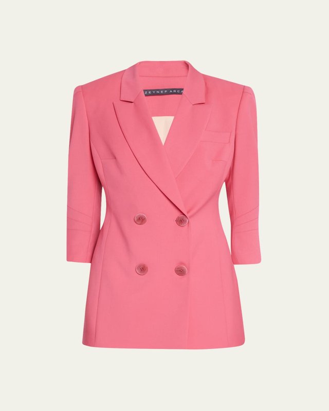 Wool Wrap Blazer Jacket
