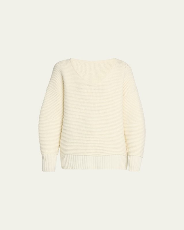 Reversible Ottoman Chunky Wool Sweat