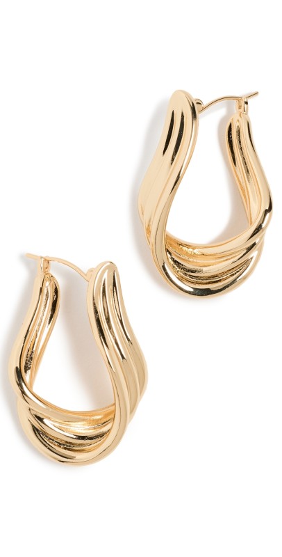 SHASHI Lynx Earrings Gold