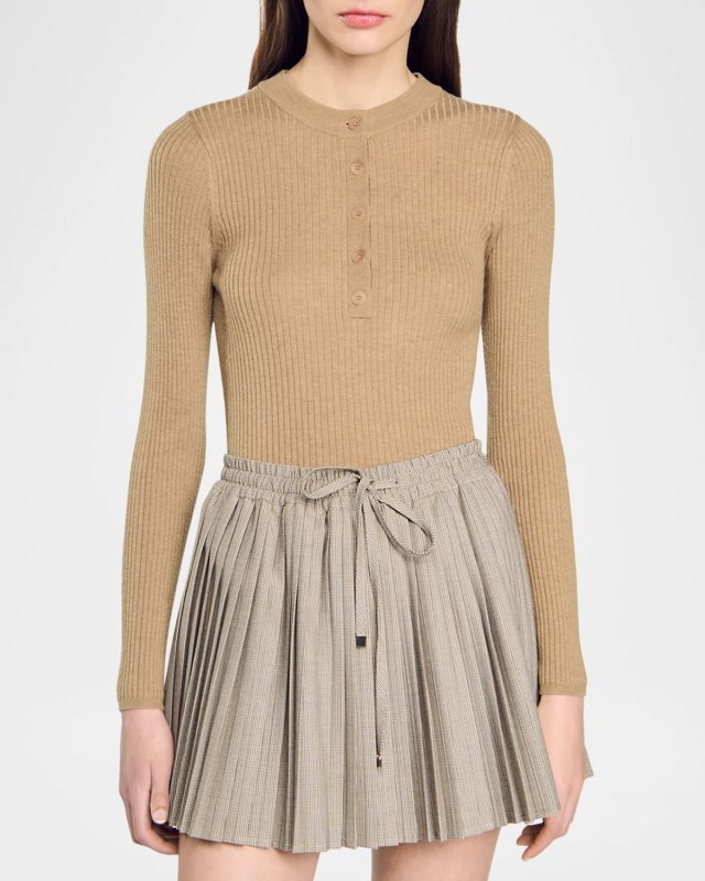 Merlini Henley Wool Sweater