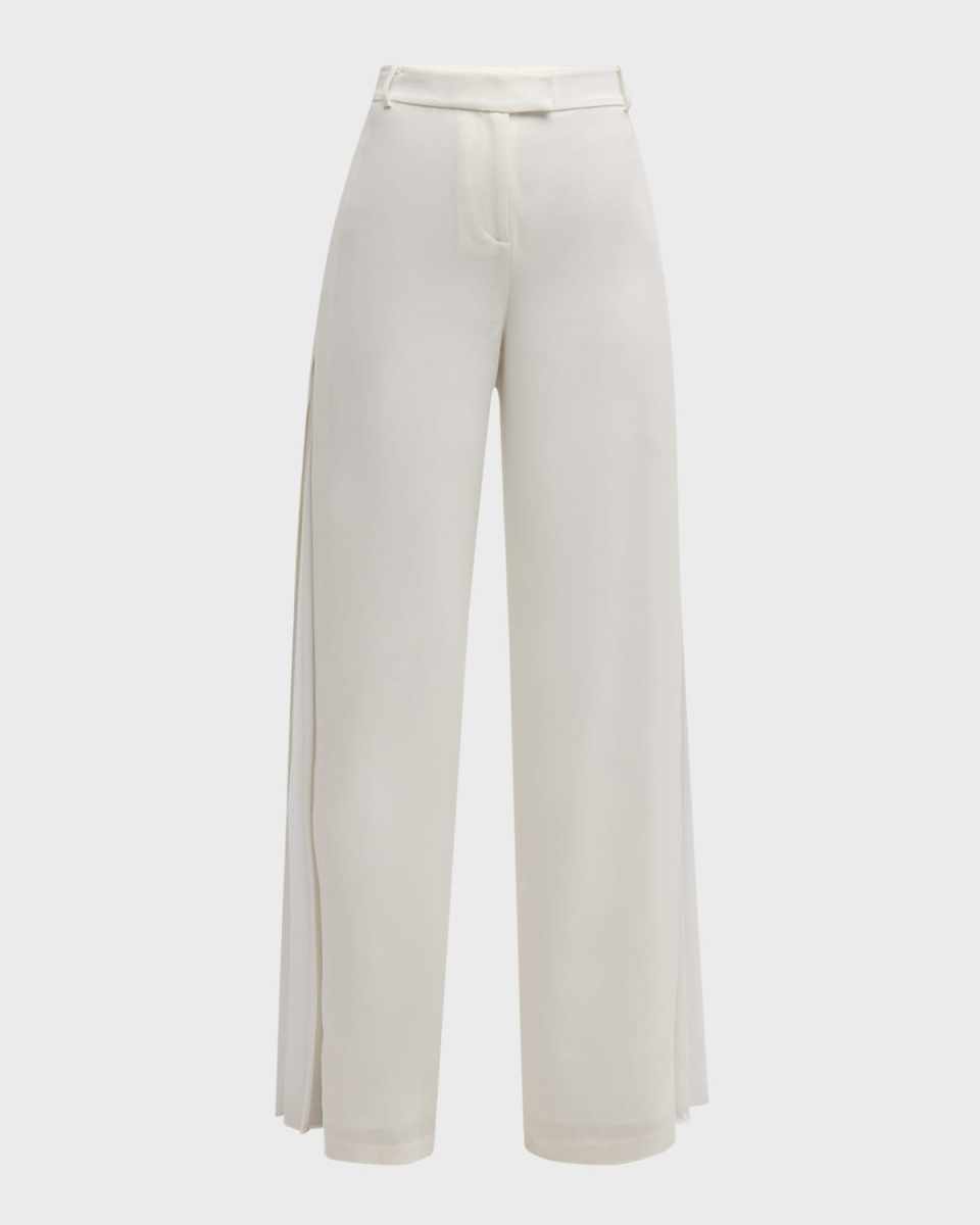 Lilo Pleated Wide-Leg Pants