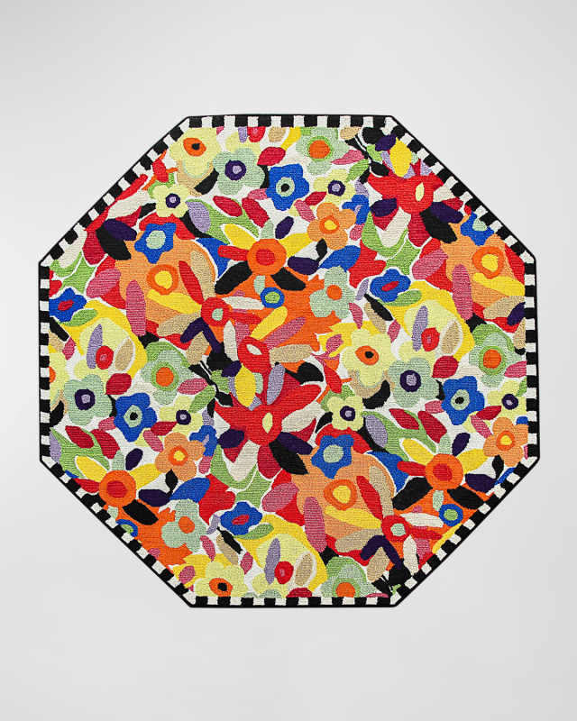 Avant Garden Outdoor Rug, 6' Octagon