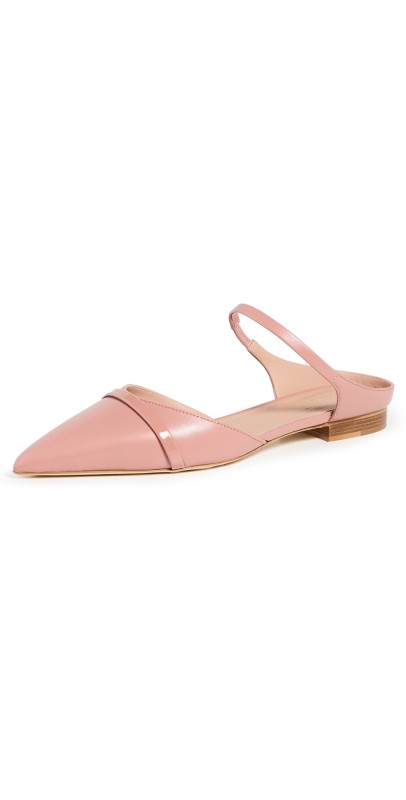 Malone Souliers 10mm Uma Flats Deep Blush