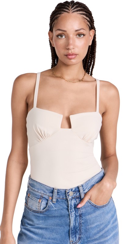 Susana Monaco Angled Wire Top 6 Blanched Almond