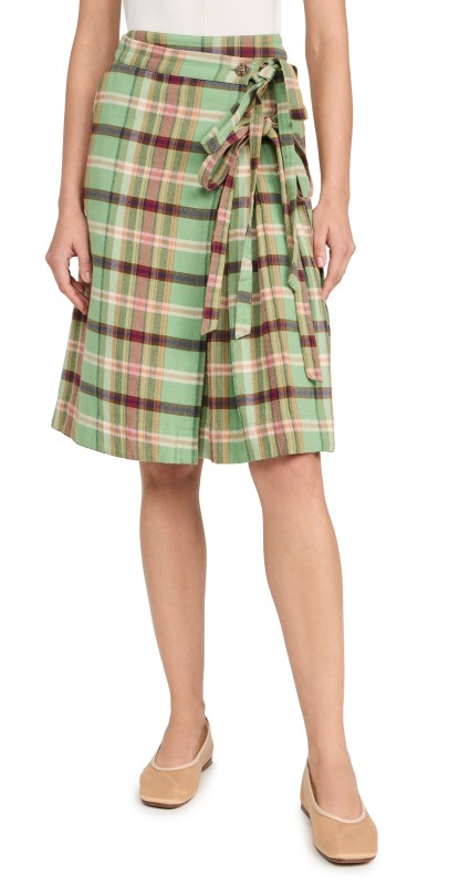Damson Madder Kat Kilt Green