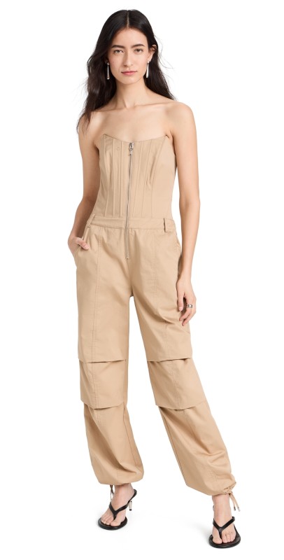Retrofête Stana Jumpsuit Sand