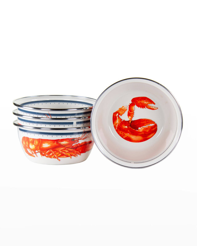 Lobster Salad Bowls, Set of 4