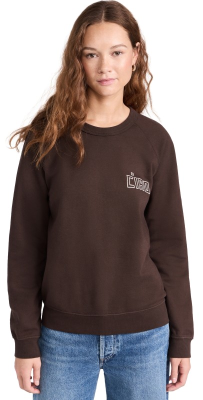 Clare V. Ciao Sweatshirt Cocoa w/ Cream
