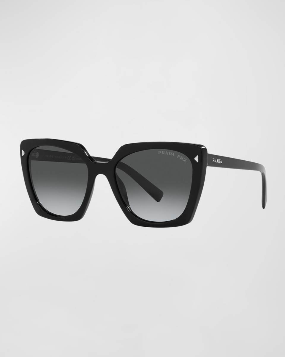 Logo Square Acetate Sunglasses