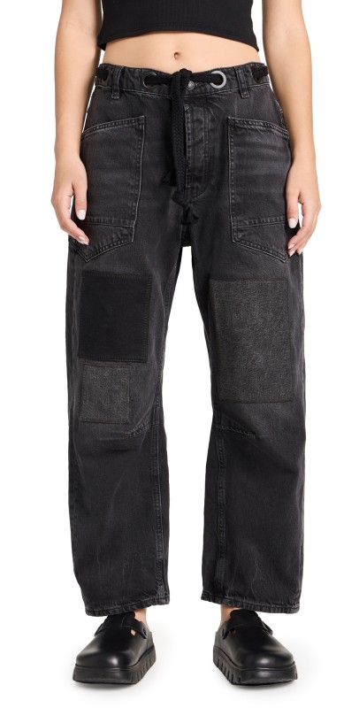 Free People Moxie Low Slung Jeans Night Hawk