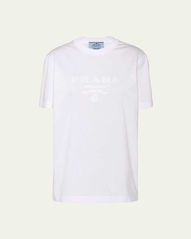 Logo-Embroidered Jersey T-Shirt