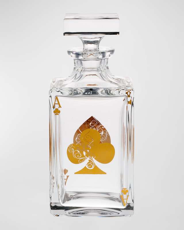 Poker Whiskey Decanter