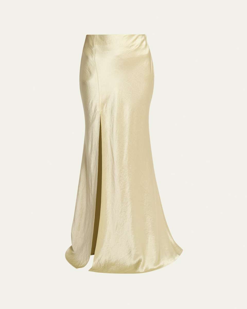 Harlow Satin Maxi Skirt